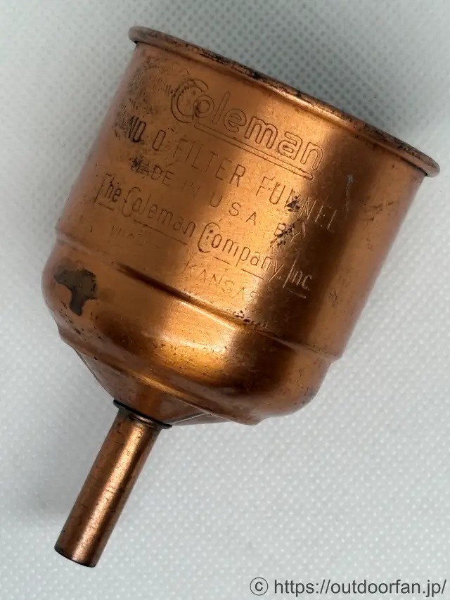 コールマン 1940年代 カッパー 銅製 No.0ファンネル