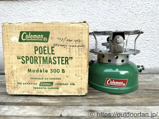 コールマン 500B カナダ 2/72製 元箱付き