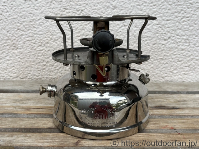 コールマン 500 カナダ 3/52製 メッキ真鍮タンク