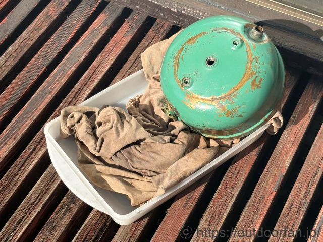 燃料タンクの乾燥