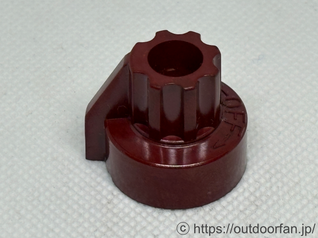 【NOS】コールマン 222/222A用赤色バルブノブ 222-6491 Coleman
